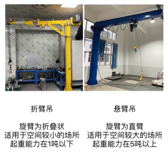 悬臂吊和折臂吊哪个好用？