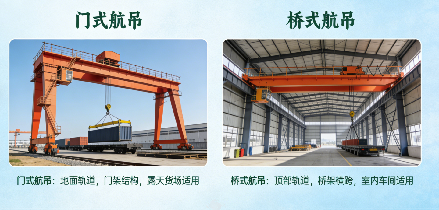 门式起重机与桥式起重机：选对设备，提升效率的关键