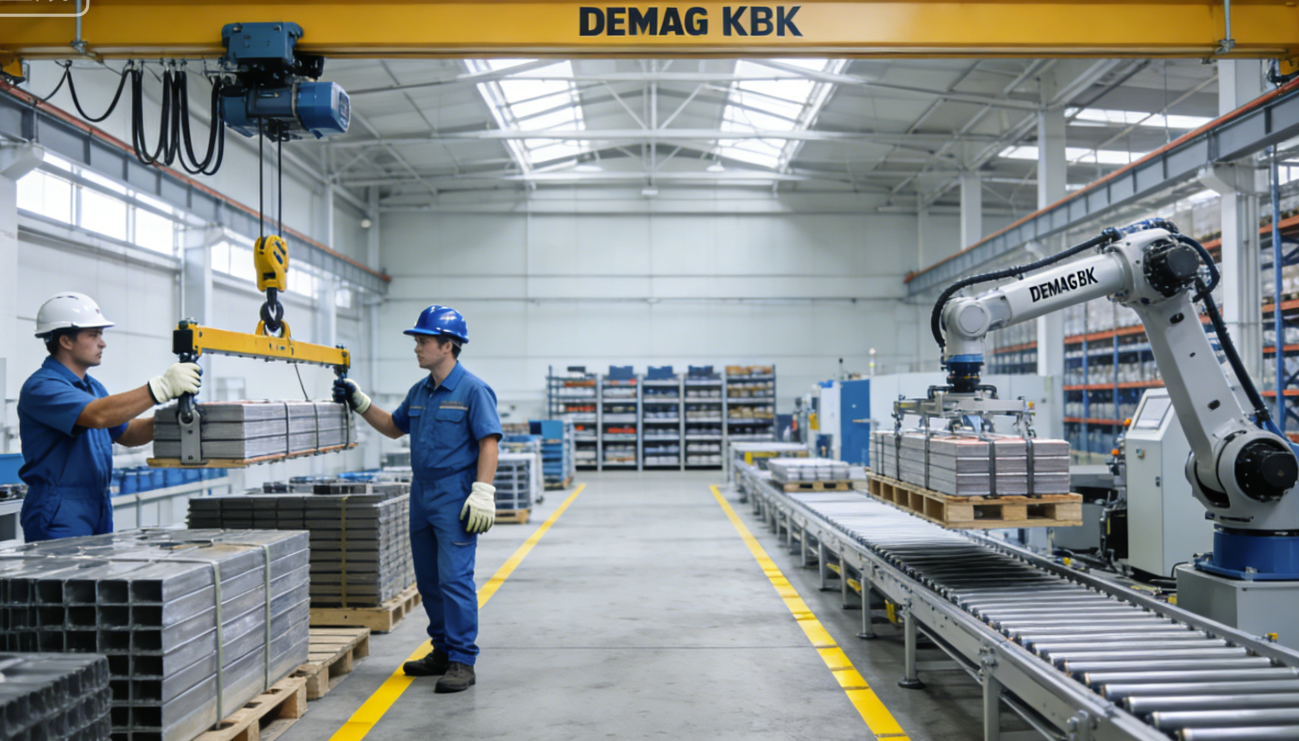 效率提40%+成本降60%!Demag KBK混合作业破解制造业搬运痛点