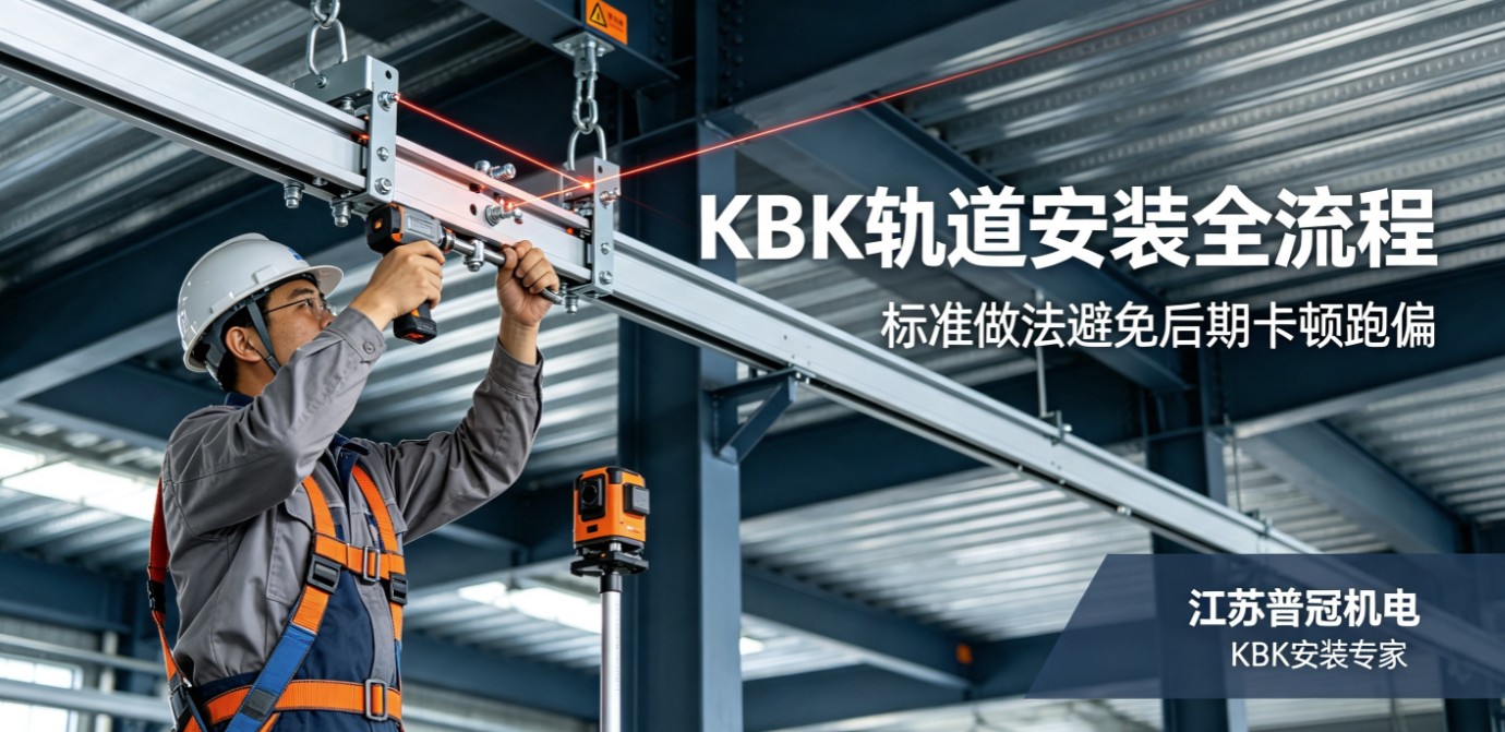 KBK轨道安装全流程，标准做法避免后期卡顿跑偏
