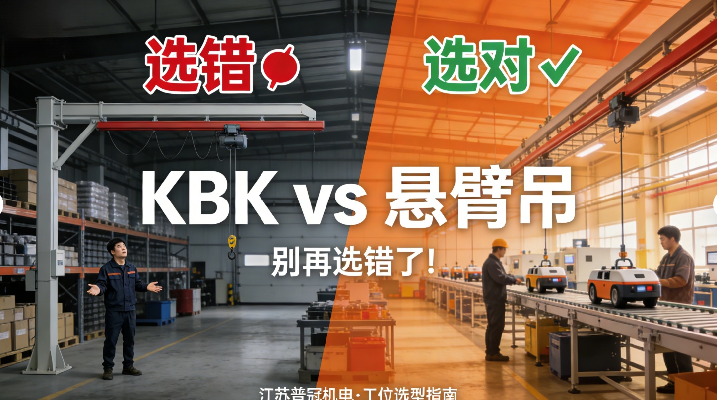 别再选错了！KBK和悬臂吊到底哪个更适合你的工位？