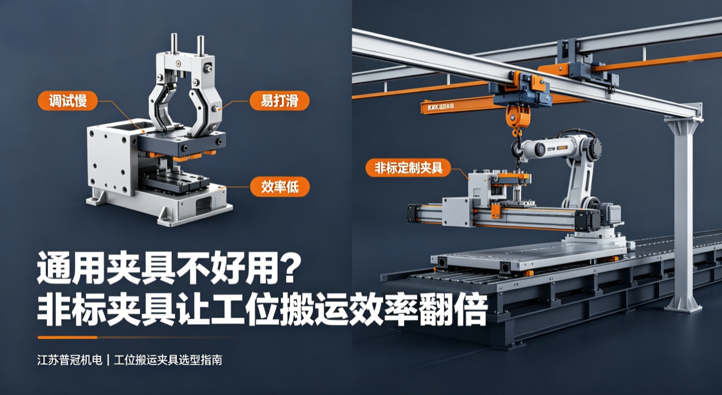 通用夹具不好用？非标夹具让工位搬运效率翻倍