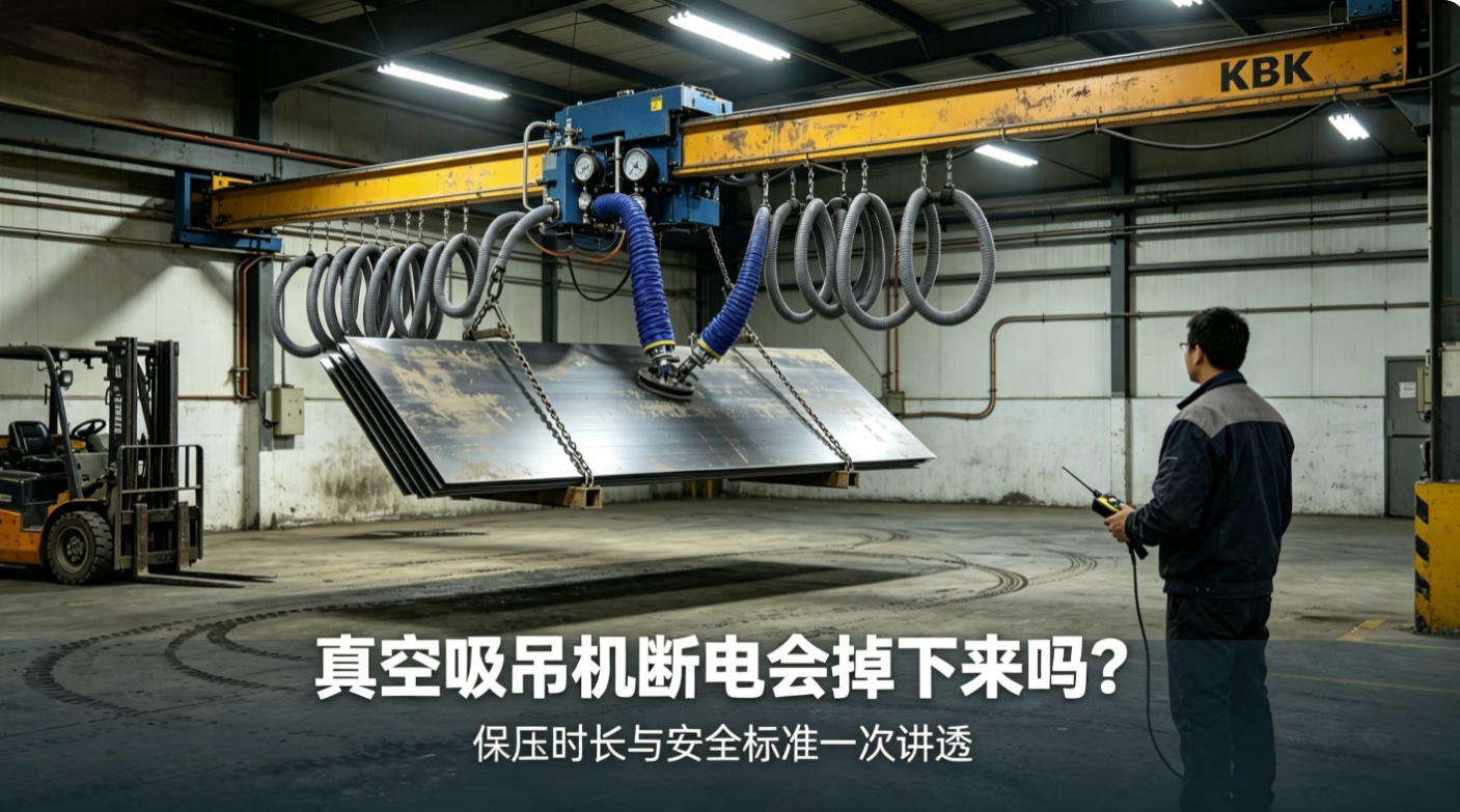 真空吸吊机断电会掉下来吗？保压时长与安全标准一次讲透
