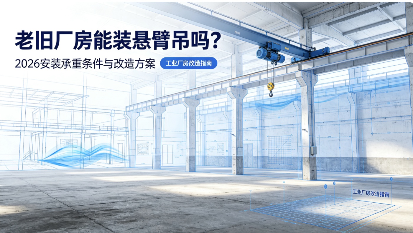 老旧厂房能装悬臂吊吗 2026安装承重条件与改造方案一次讲透